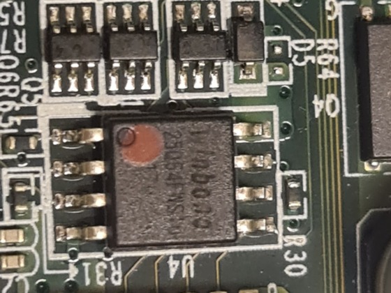 BIOS Recovery : TS-253BE - BIOS Chip und angeschlossener JSPI1
