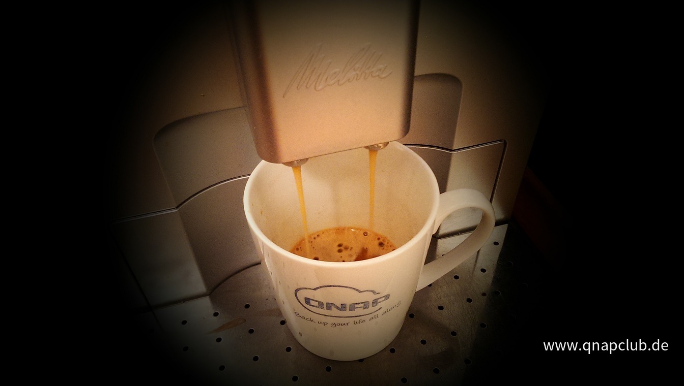 QNAP Kaffeetasse