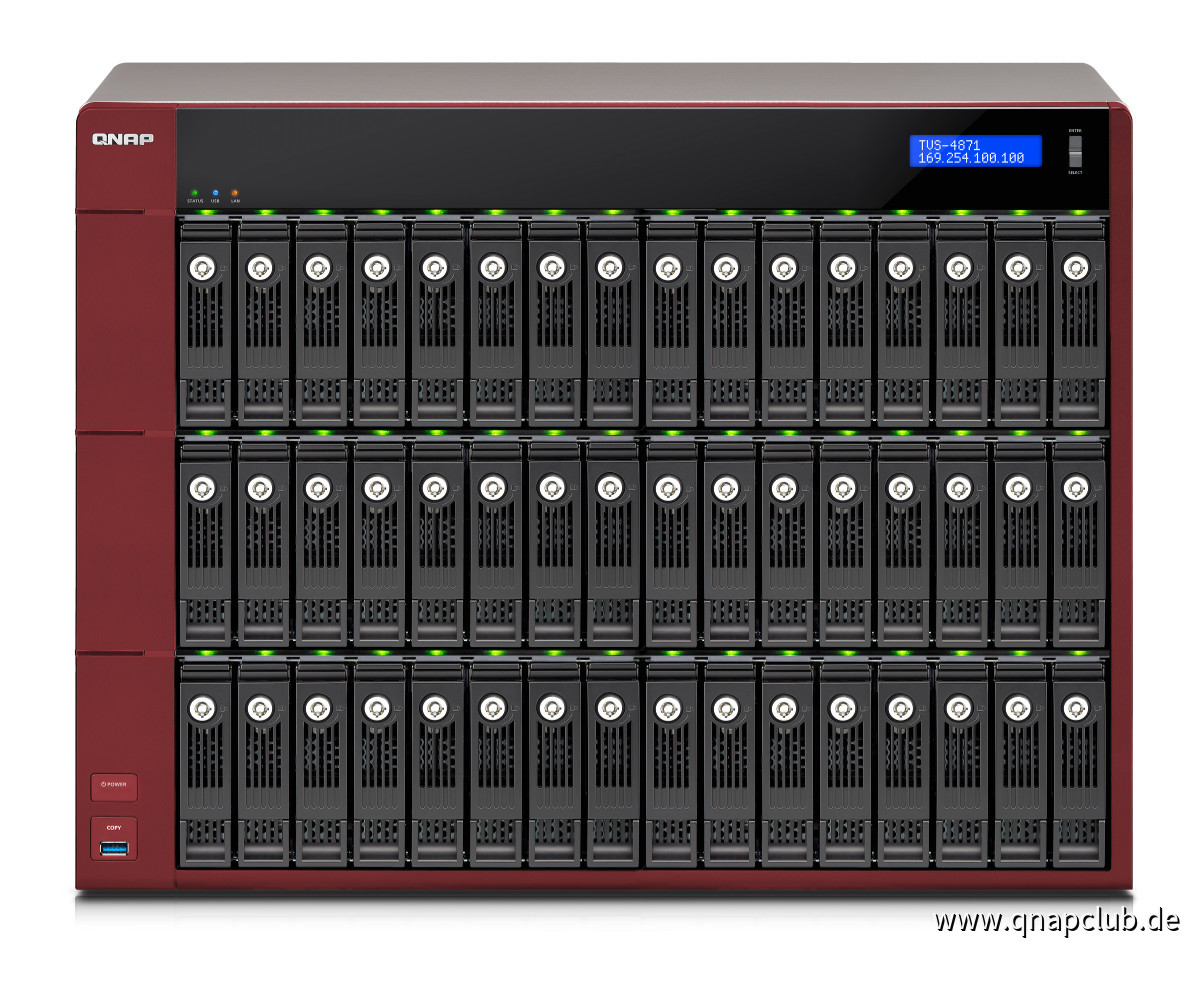 Monster-NAS: TVS-4871 RED-Edition