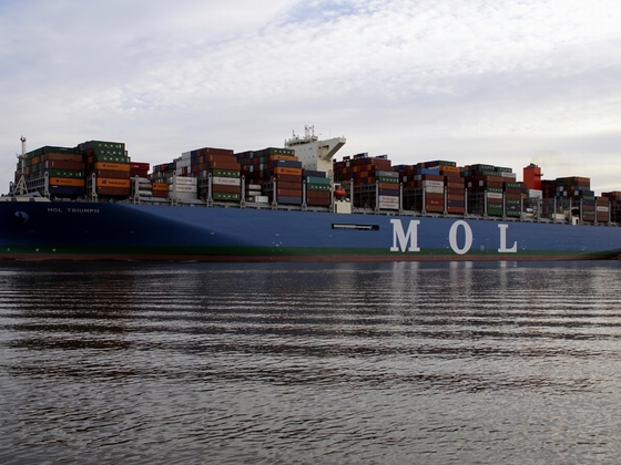MOL TRIUMPH - Das größte Containerschiff der Welt